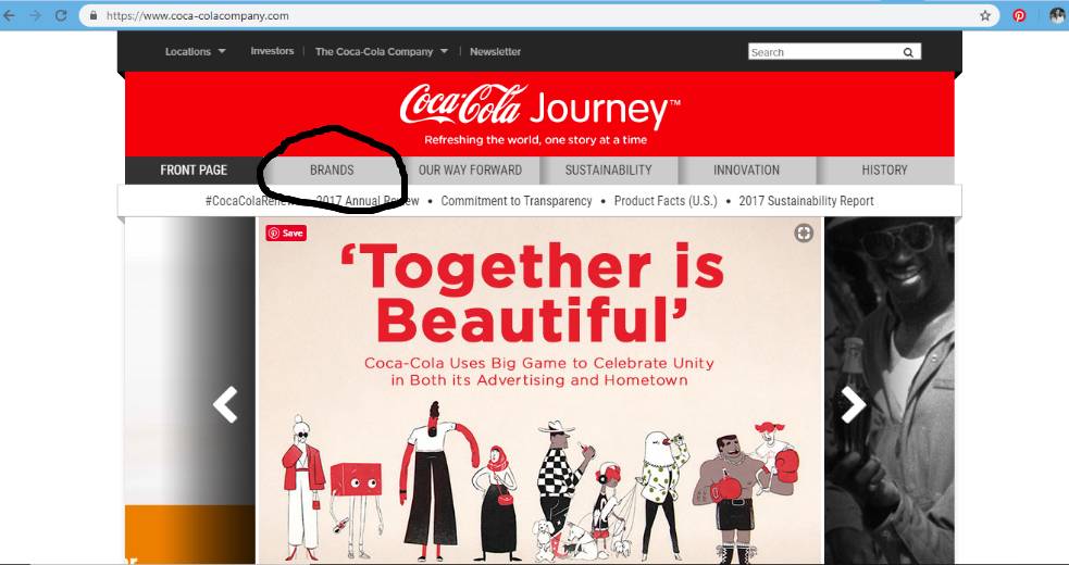 Corporate Website Design Trends: Coke Example