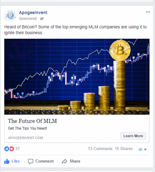 Facebook Ad Example